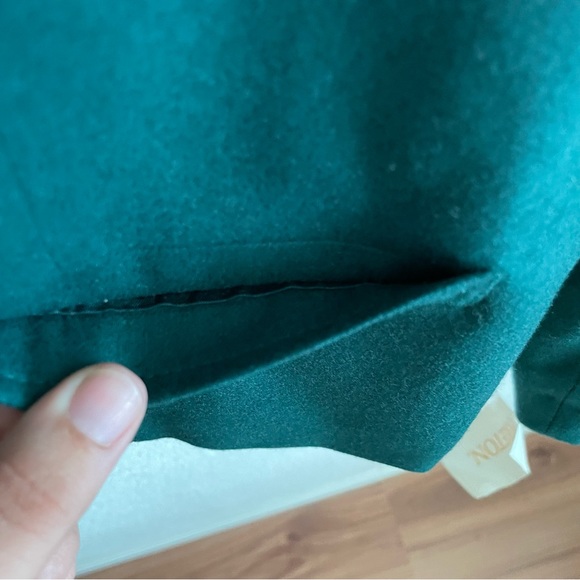 NWT Vintage Pendleton Women’s Blazer Coat 100% Virgin Wool Forest Green Size 16 - Picture 8 of 11